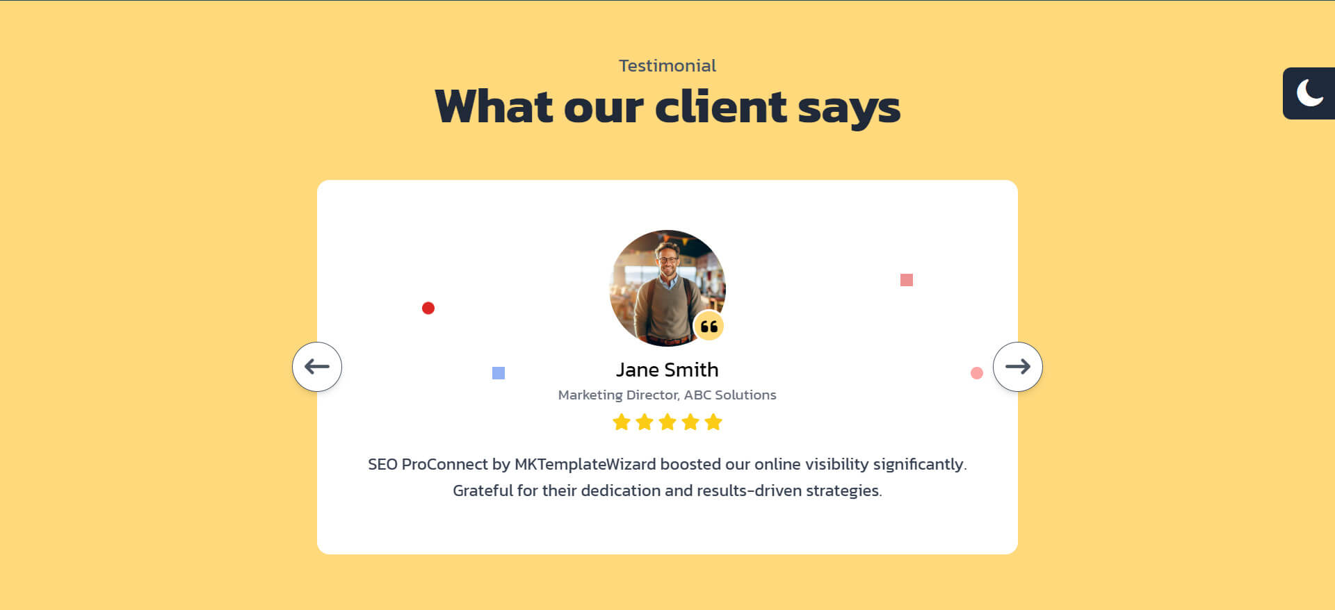 Testimonial Slider Four